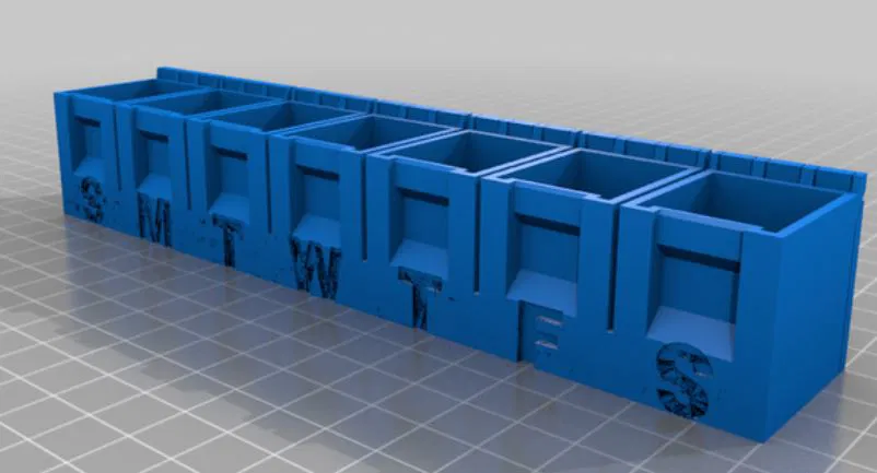 Hộp thuốc hàng tuần có 7 ngăn có bản lề - Image 1