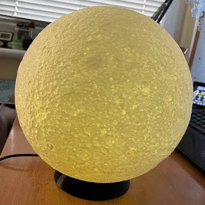 Đế Đèn Mặt Trăng Lithophane