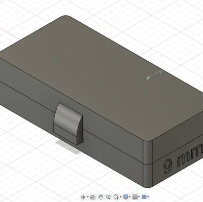 Hộp Đựng 50 Viên Đạn 9mm. Bản Lề In Được.