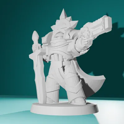 Giáp Nặng Công Thành 32mm Biệt Đội Thập Tự Chinh Thiên Hà