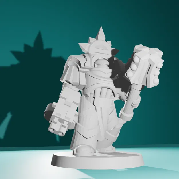 Giáp Nặng Công Thành 32mm Biệt Đội Thập Tự Chinh Thiên Hà - Image 5