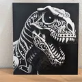 T-Rex Đầu Lâu Đường [HueForge] - Thumbnail 2