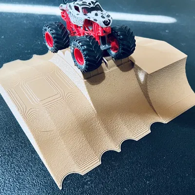 Ramp Xe Monster Truck Tỉ Lệ 1:64