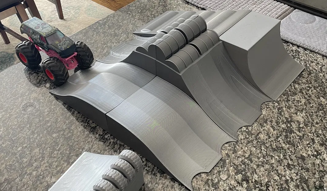 Đường Dốc Xe Tải Quái Vật (Chỉnh Sửa và Tách Cho Tỷ Lệ 1:24) - Image 2