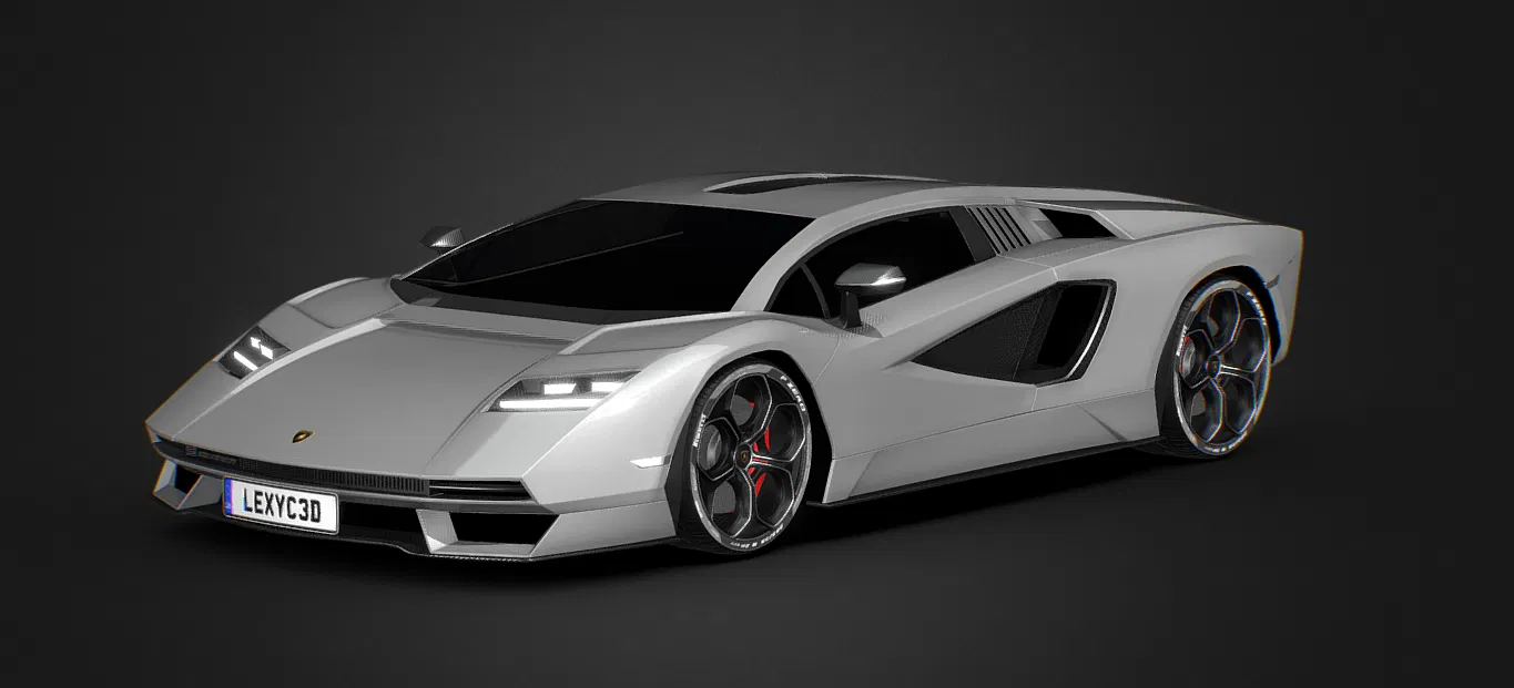 Mô hình Lamborghini Countach LPI 800-4 phiên bản in 3D - Image 1