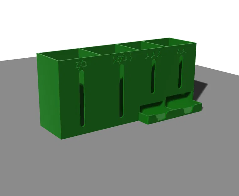 Người giữ pin - AA, AAA, có thể sạc lại, không thể điều chỉnh lại - Image 1