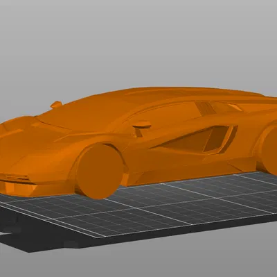 Mô hình Lamborghini Countach LPI 800-4 phiên bản in 3D