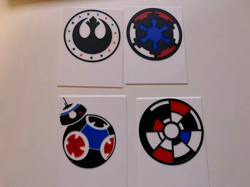 Thẻ Tương Phản Montessori Cảm Hứng Star Wars - Image 1