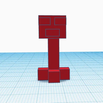 Crepper Minecraft 3D