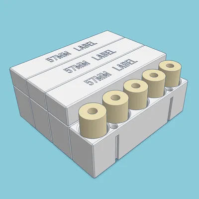 Vỏ có thể xếp chồng lên cho cuộn nhãn 57mm (Máy in CAT di động)