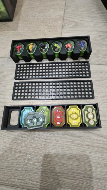 Bộ Khay Sắp Xếp Cho The Castles of Burgundy Special Edition (Chỉ Acrylic) - Image 5