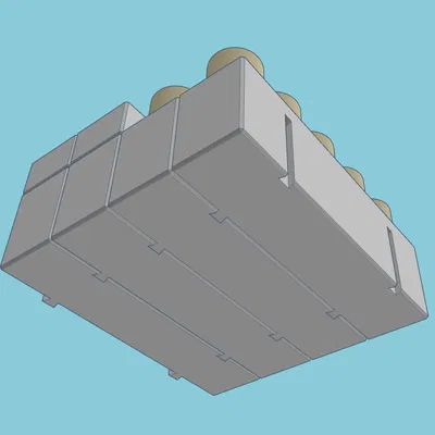 Vỏ có thể xếp chồng lên cho cuộn nhãn 57mm (Máy in CAT di động)