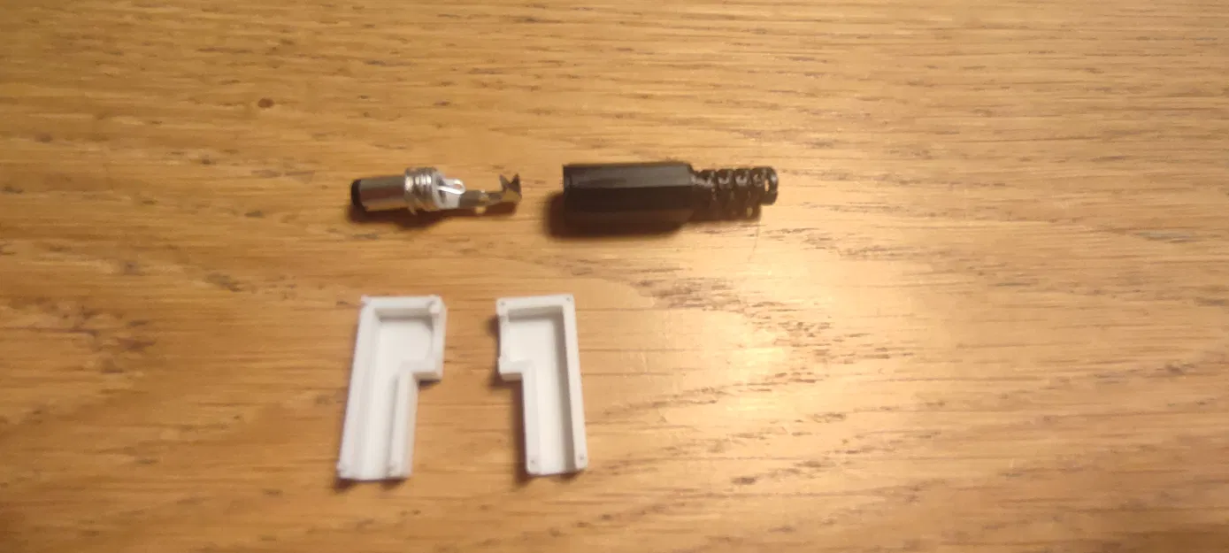 90 độ cho 5,5 x 2.1/2.5 phích cắm rỗng/giắc cắm điện - Image 2