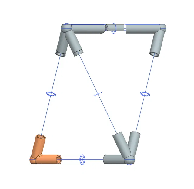Ghế đẩu Hình học 21mm - Image 3