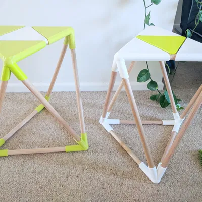 Ghế Đẩu Kích Thước Thật Hình Khối Hình Học