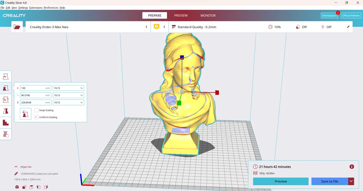 Đầu Cực Ngầu Để Bạn Tự Sơn - Image 1