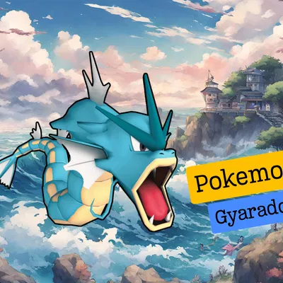 Pokemon - Gyarados có Đế Nước
