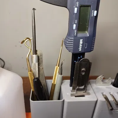 Gridfinity 1x1x16u Bin mở