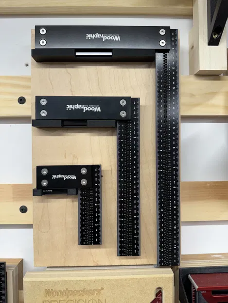 Gỗ treo tường vuông chính xác trên tường treo tường - Image 1