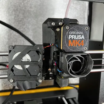 Prusa MK4 làm mát quạt shroud