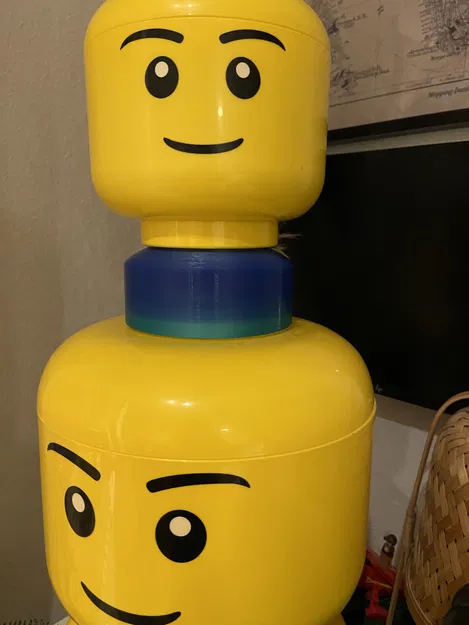 Adapter Hộp Đựng Đầu LEGO Từ L Sang M - Image 1