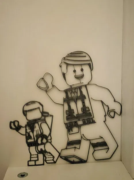 Tác Phẩm Điêu Khắc Treo Tường Kiểu Lego - Image 1