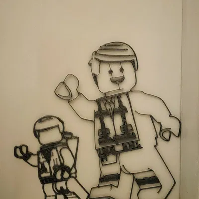 Tác Phẩm Điêu Khắc Treo Tường Kiểu Lego