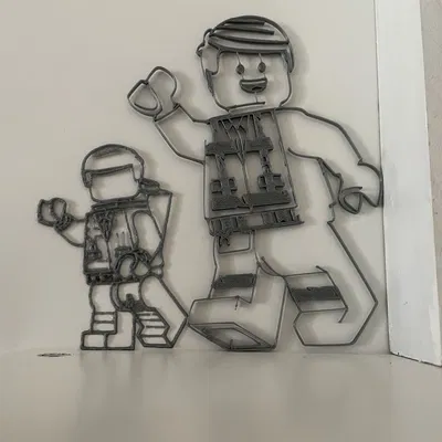 Tác Phẩm Điêu Khắc Treo Tường Kiểu Lego