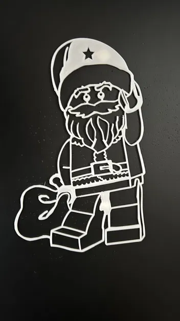 Tranh tường Lego Ông Già Noel - Image 1