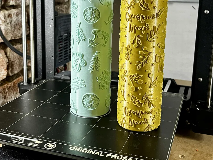 Con lăn kết cấu Giáng sinh cho đất sét và bột - Image 5