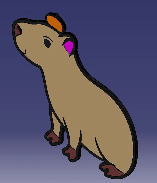 Mô hình Capybara Dễ Thương - Image 1