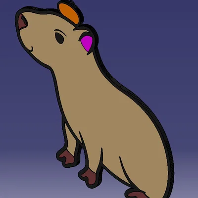 Mô hình Capybara Dễ Thương