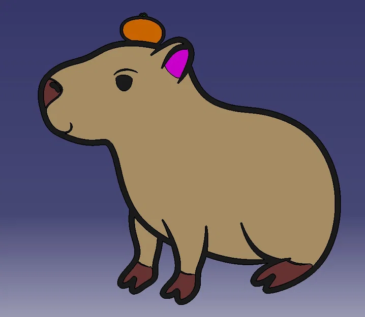 Mô hình Capybara Dễ Thương - Image 2