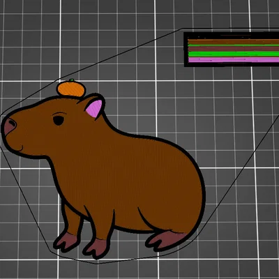 Mô hình Capybara Dễ Thương