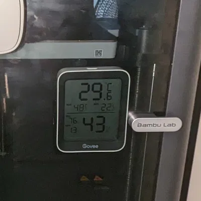 Giá Gắn Govee H5075 Lên Cửa Máy In Bambu Lab P1S