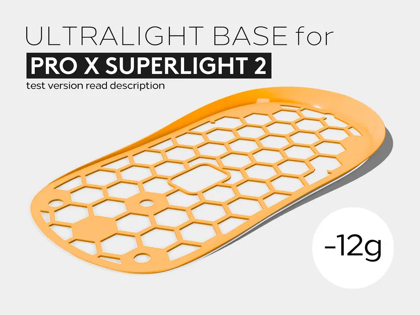 Đế Siêu Nhẹ Cho Logitech G Pro X Superlight 2 (Bản Miễn Phí) - Image 1