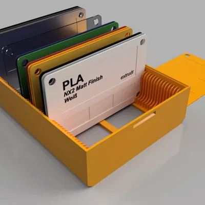 Thẻ Mẫu Filament Dạng Thẻ Tín Dụng Có Hộp Đựng và Nắp