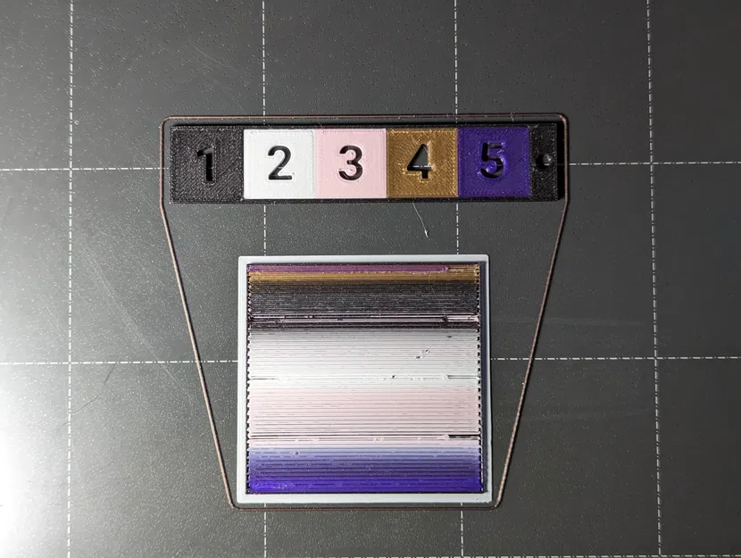 Bảng màu đa vật liệu - Bản in kiểm tra nhanh cho MMU3 - Image 2