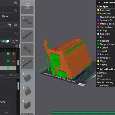 BAMBU LAB P1P -P1S - X1 - X1C - X1E AMS RISER REMIX - THẤP VÀ IN NHANH HƠN
