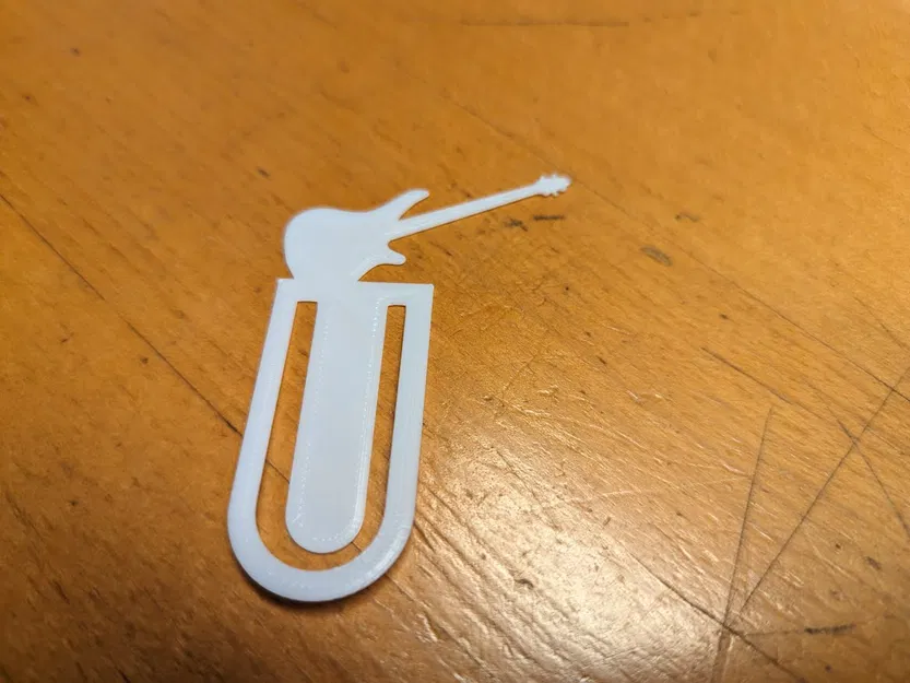 Kẹp Sách Hình Cây Đàn Bass - Image 1