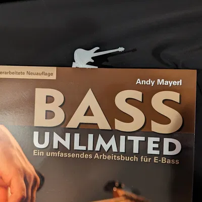 Kẹp Sách Hình Cây Đàn Bass