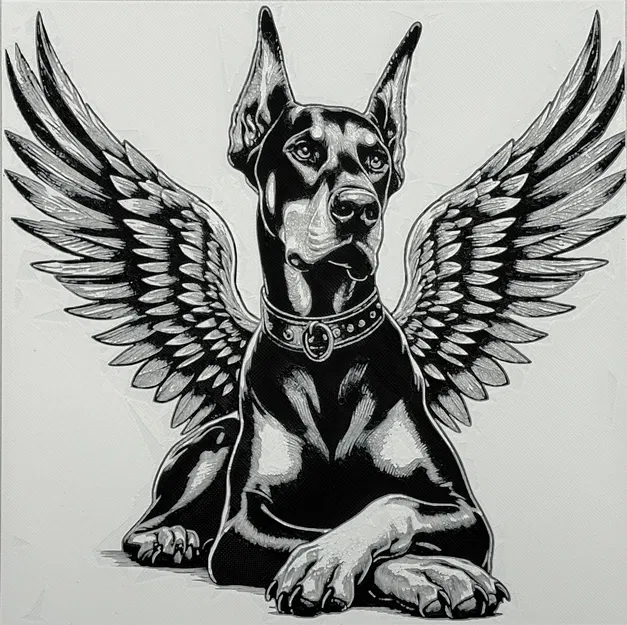 Mô hình Chó Doberman Yêu Thương - Image 1