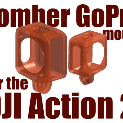 Giá đỡ GoPro Bomber DJI Action 2 (cập nhật v7)