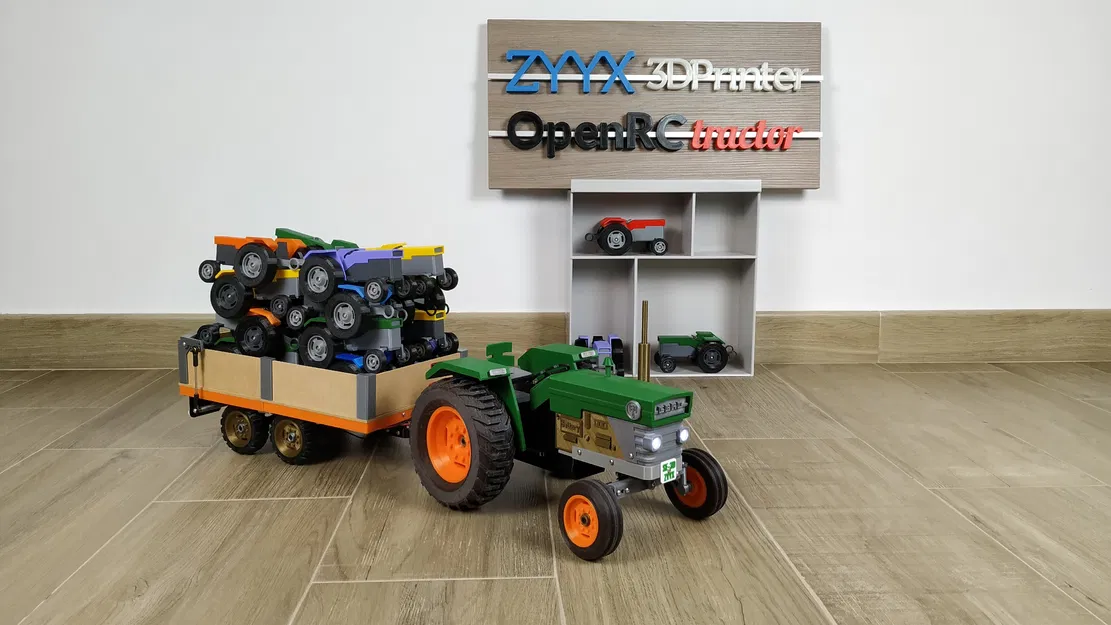 Mô hình đồ chơi OpenRC Tractor MK2 - Image 3