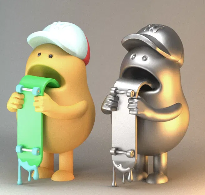 cậu bé trượt ván - Image 1