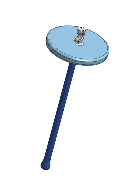 Mô hình Cây suốt chỉ sợi (Drop Spindle) in 3D hoàn chỉnh - Image 2