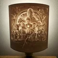 Đèn Ngủ Lithophane "Biệt Đội Siêu Anh Hùng" - Thumbnail 1