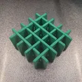 Mô Hình 3D Giải Đố Lưới Comb Lattice - 8 Mảnh Xếp Hình - Thumbnail 2