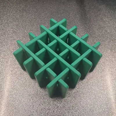 Mô Hình 3D Giải Đố Lưới Comb Lattice - 8 Mảnh Xếp Hình