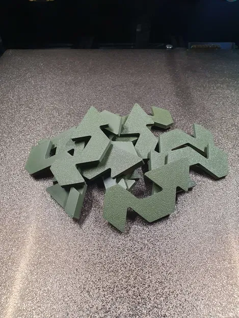 Shuriken Packing Puzzle - Đồ chơi xếp hình dạng phi tiêu - Image 3